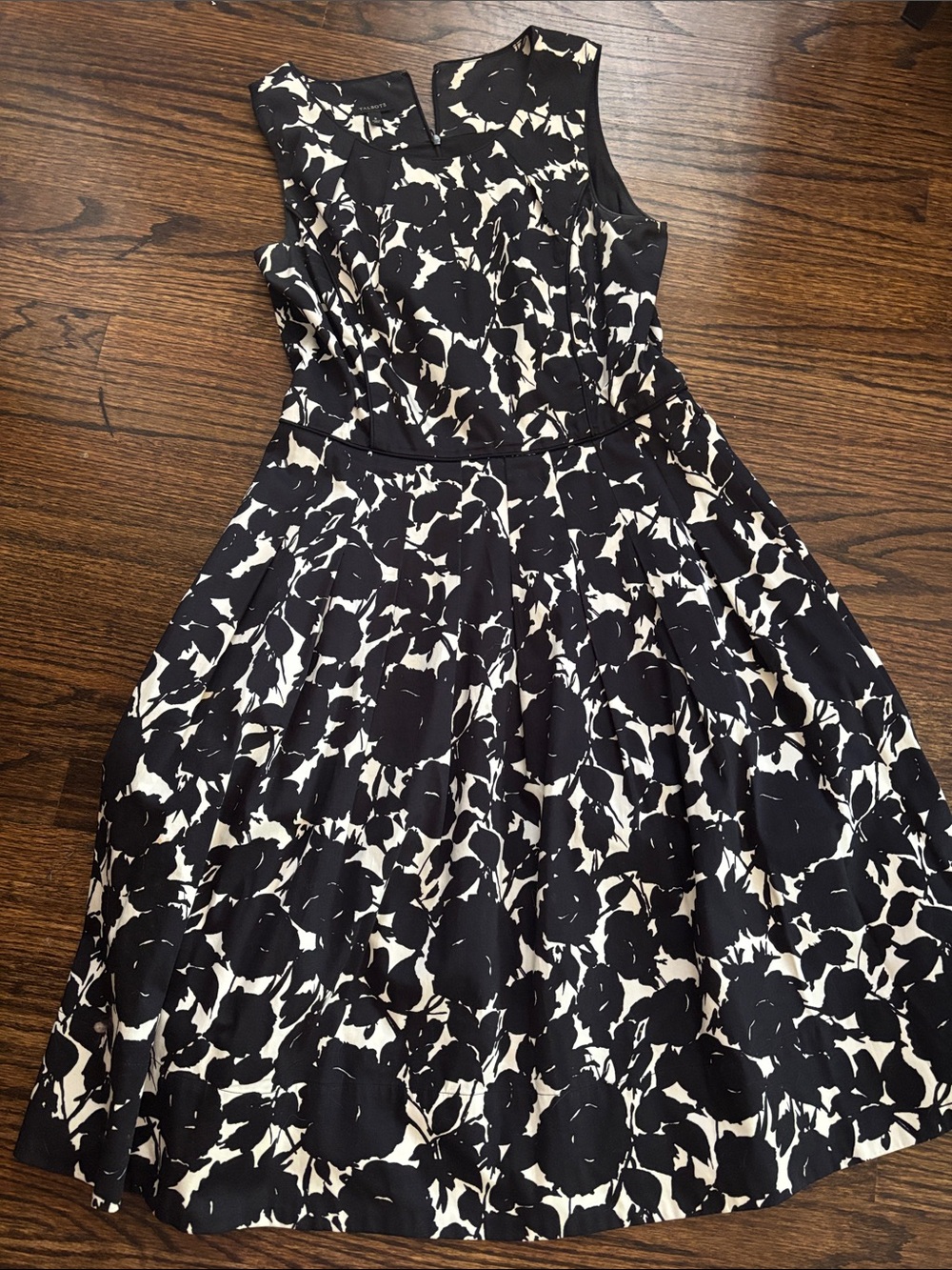 Talbots Print Flare Dress
